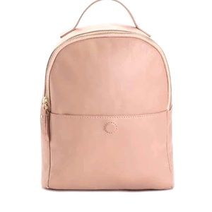 American Eagle Blush Pink Genuine Leather Backpack